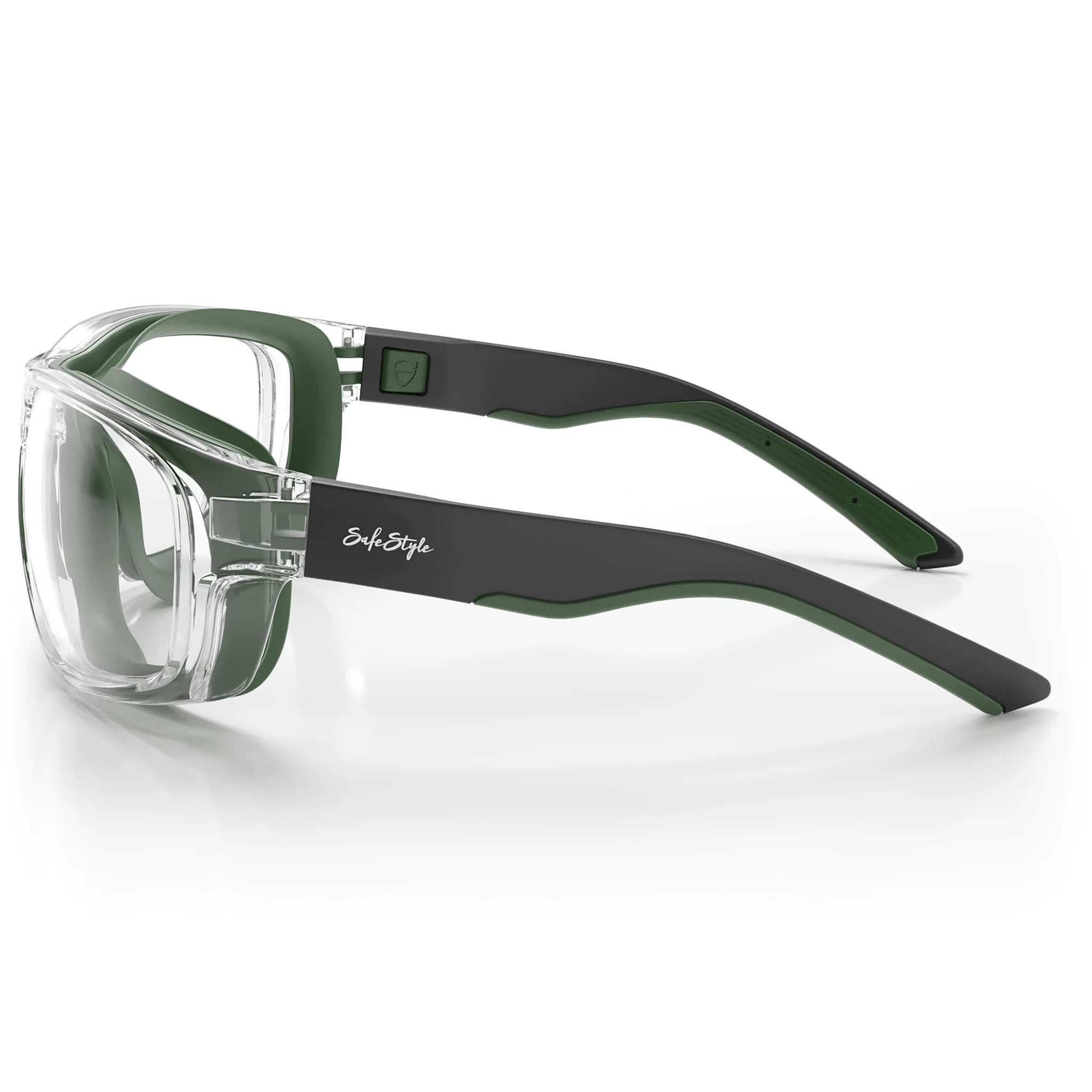 Switches Clear/Green Frame Clear Lens Safety Glasses - Image 4