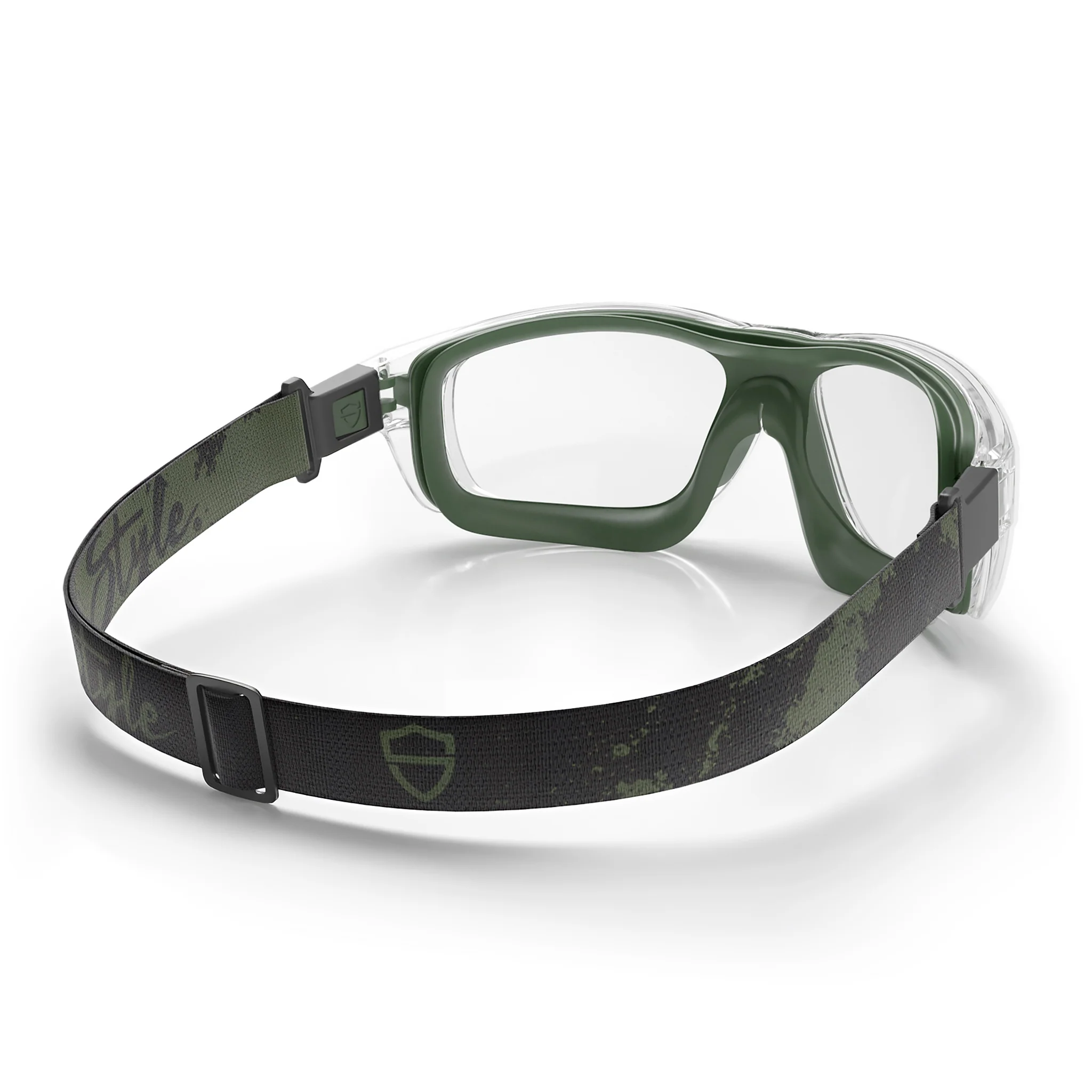Switches Clear/Green Frame Clear Lens Safety Glasses - Image 6