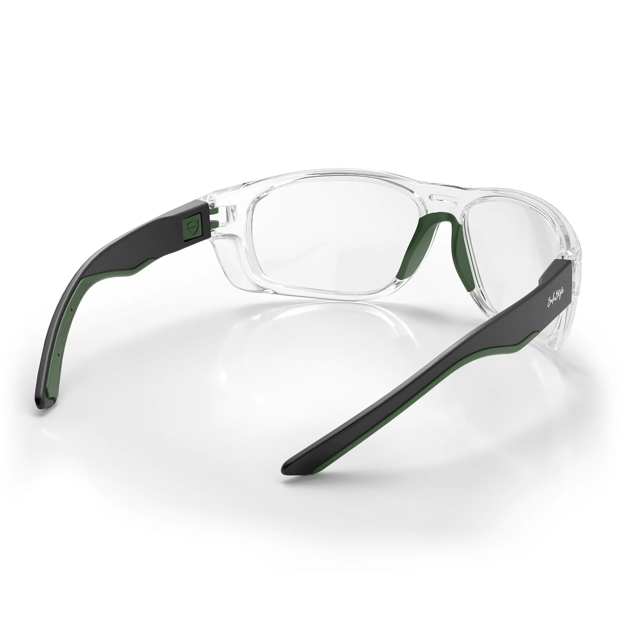 Switches Clear/Green Frame Clear Lens Safety Glasses - Image 7