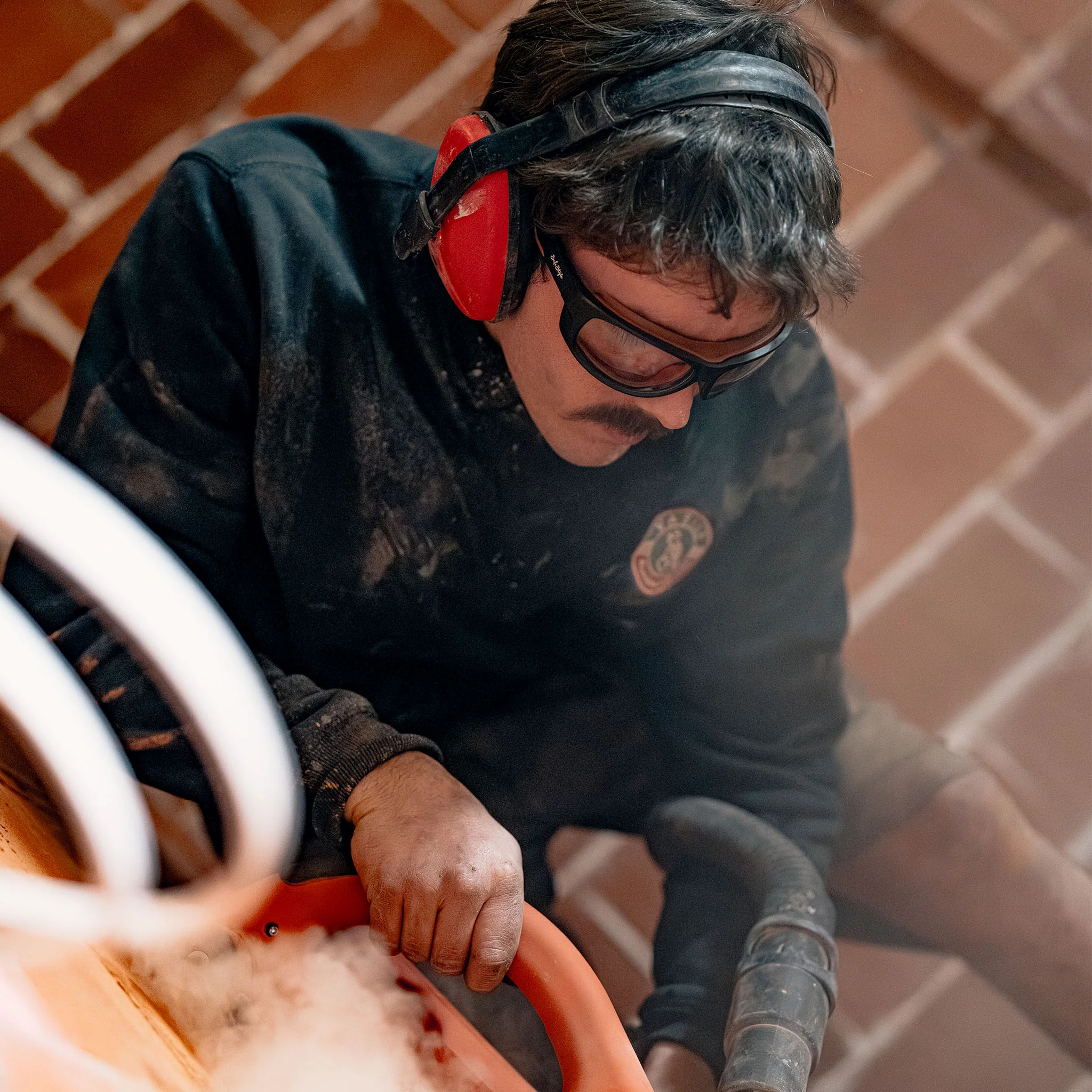 Switches Matte Black/Red Frame Clear Lens Safety Glasses - Image 8