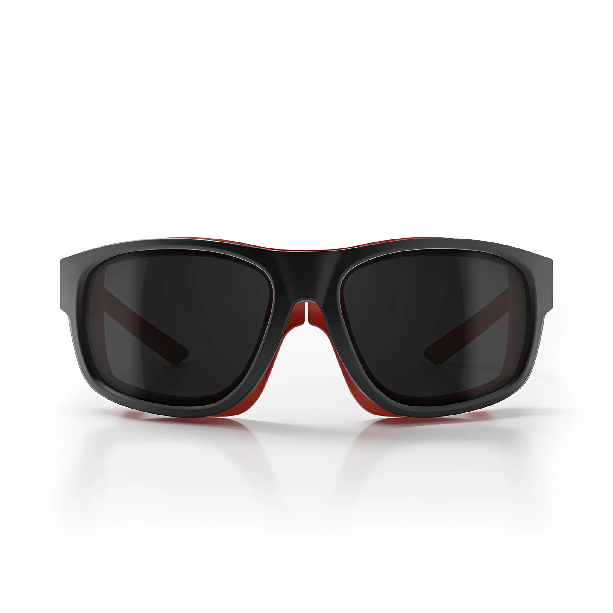 Switches Matte Black/Red Frame Grey Polarised Lens Safety Glasses - Image 3
