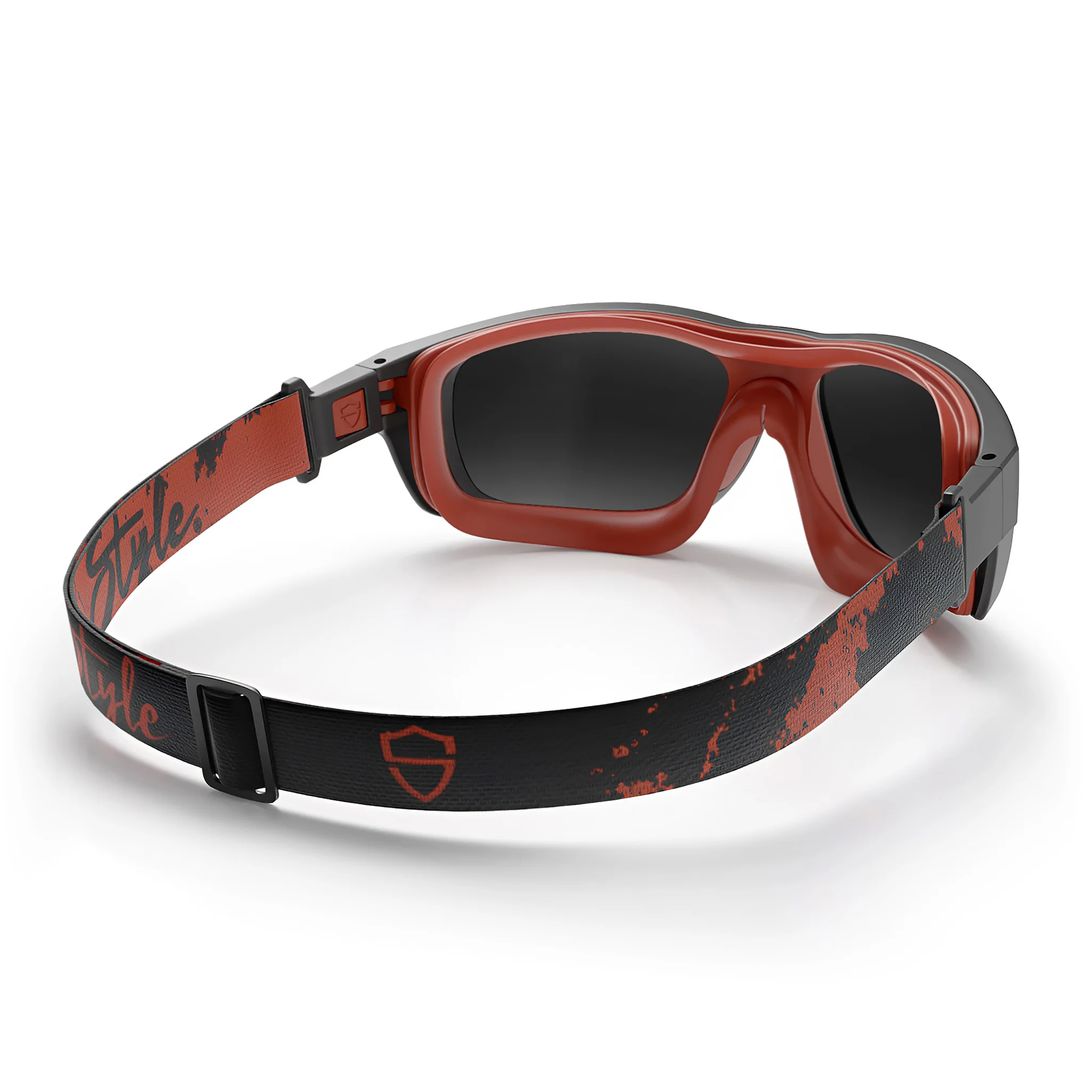 Switches Matte Black/Red Frame Grey Polarised Lens Safety Glasses - Image 6